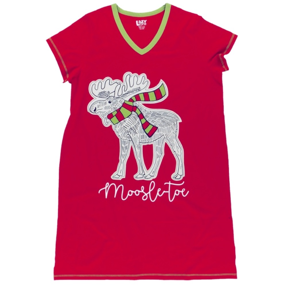 NEW Moosletoe Lazy One Nightshirt